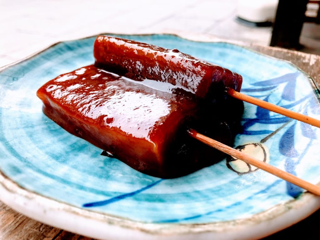 つやつやの味噌が美味しそうな味噌田楽