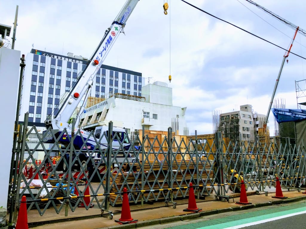 新小岩地域活動センターの工事現場