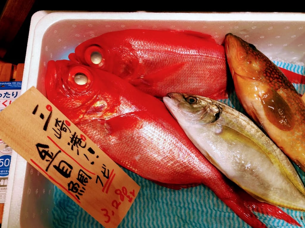キラキラお目目のキンメダイ