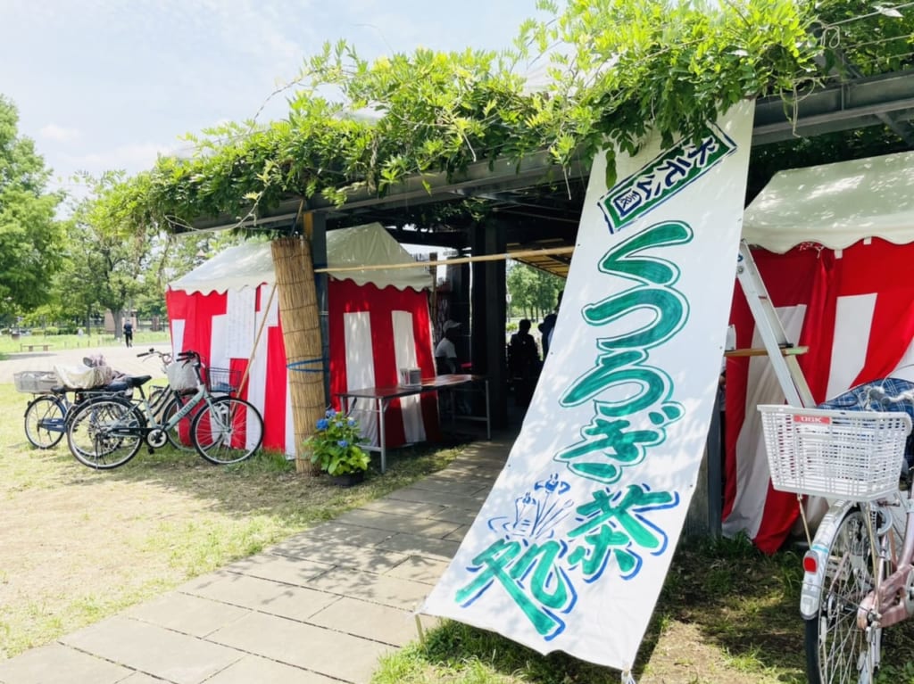 水元公園の「くつろぎ茶処」