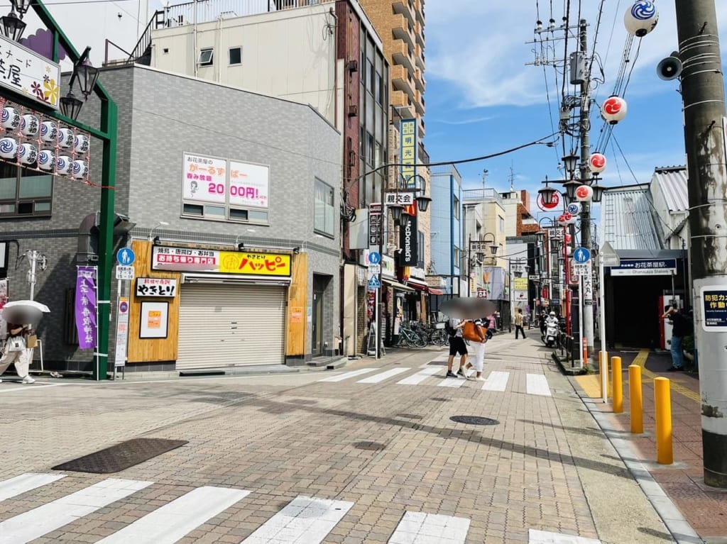 ある日のお花茶屋駅前