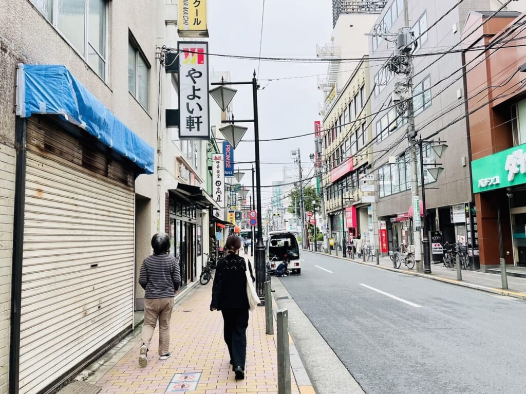 ある日の金町駅前通り商店会