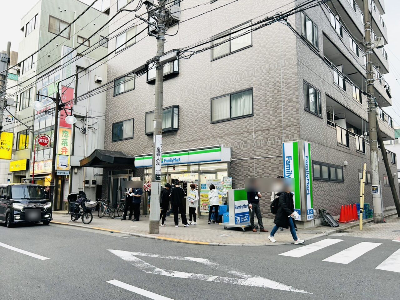 ある日の金町理科大通りの様子