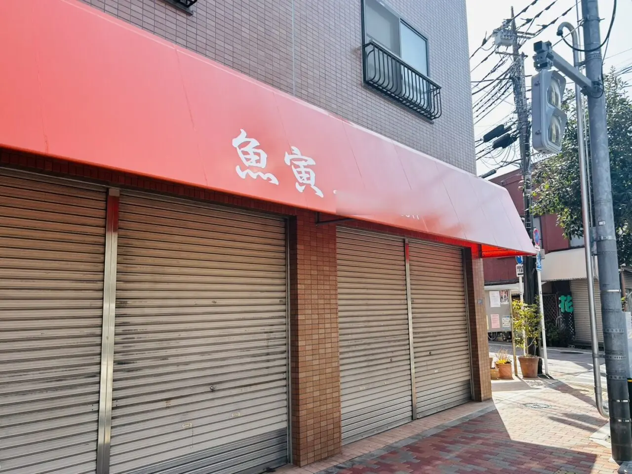 柴又「魚寅」店頭の様子