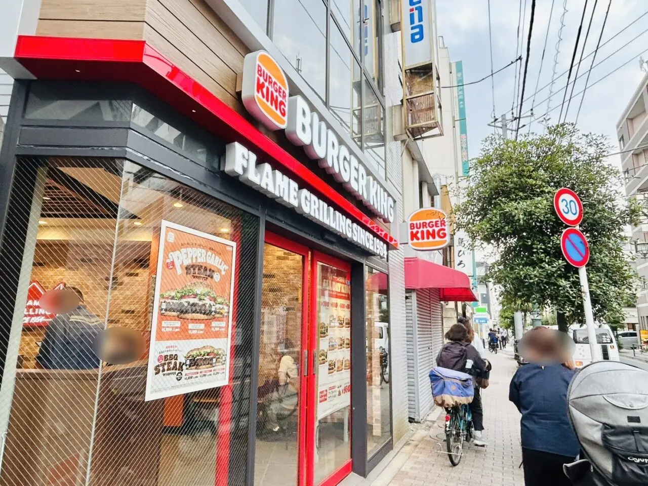 「バーガーキング京成高砂駅前店」オープン直後の様子
