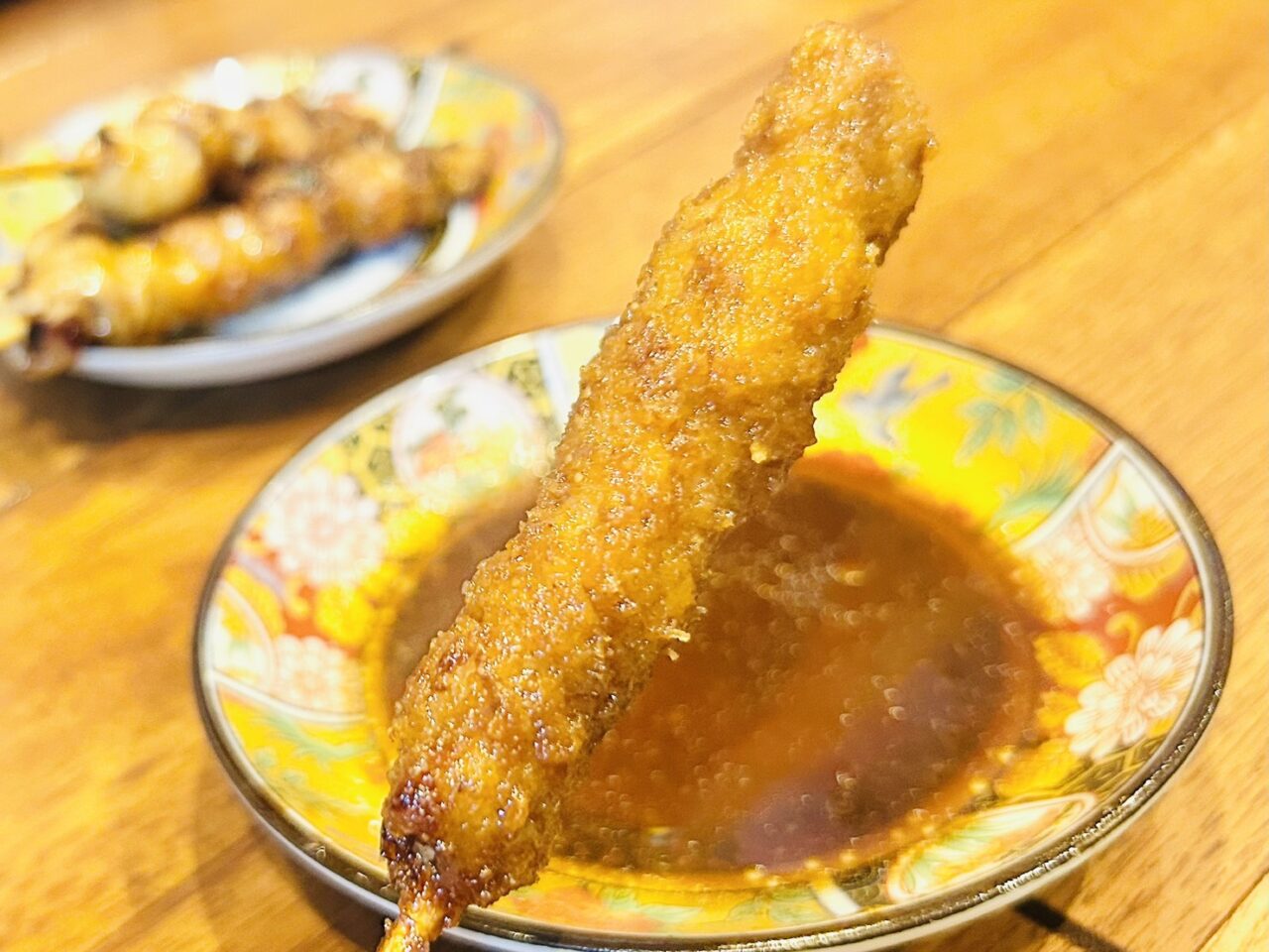 「筑前屋」名物の「串カツ」