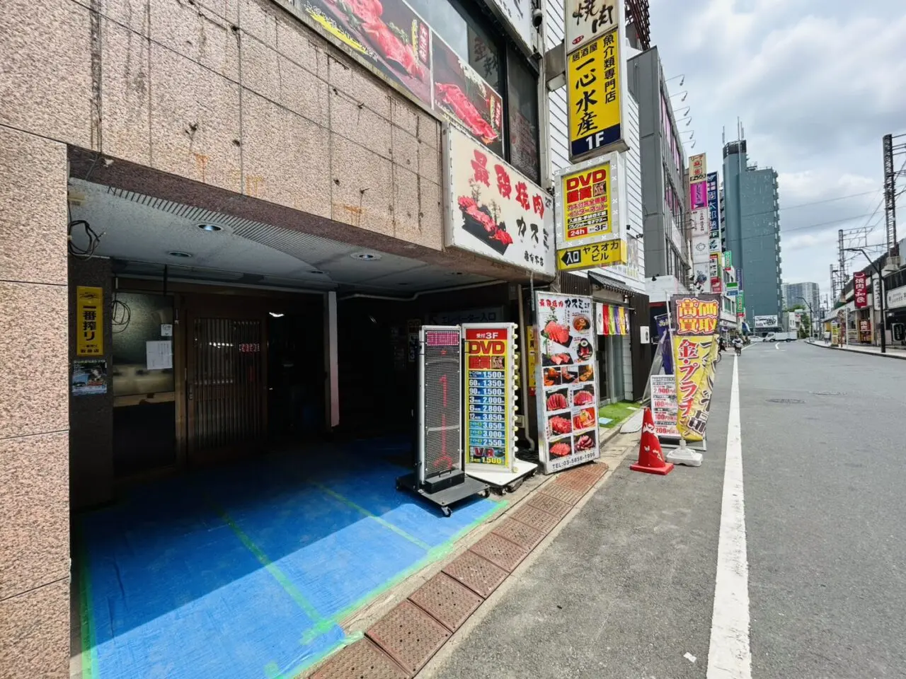 JR亀有駅北口側の一画