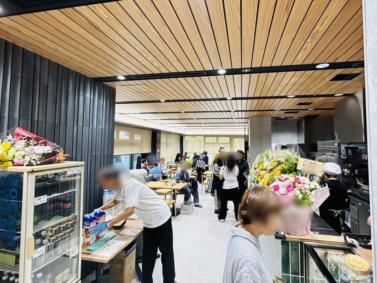 「柴又川甚まちなみ館」のカフェスペース