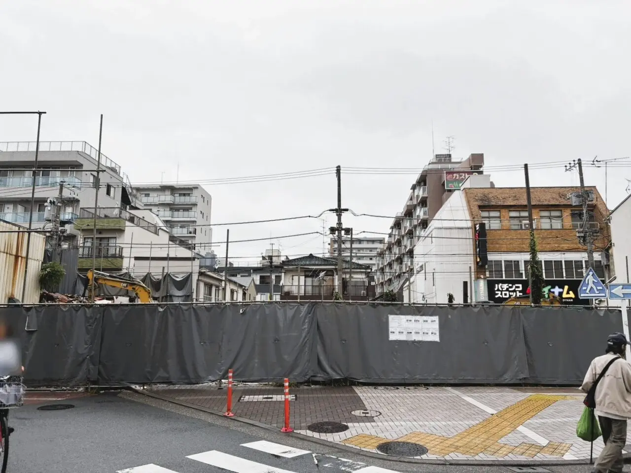 JR亀有駅北口を出た様子