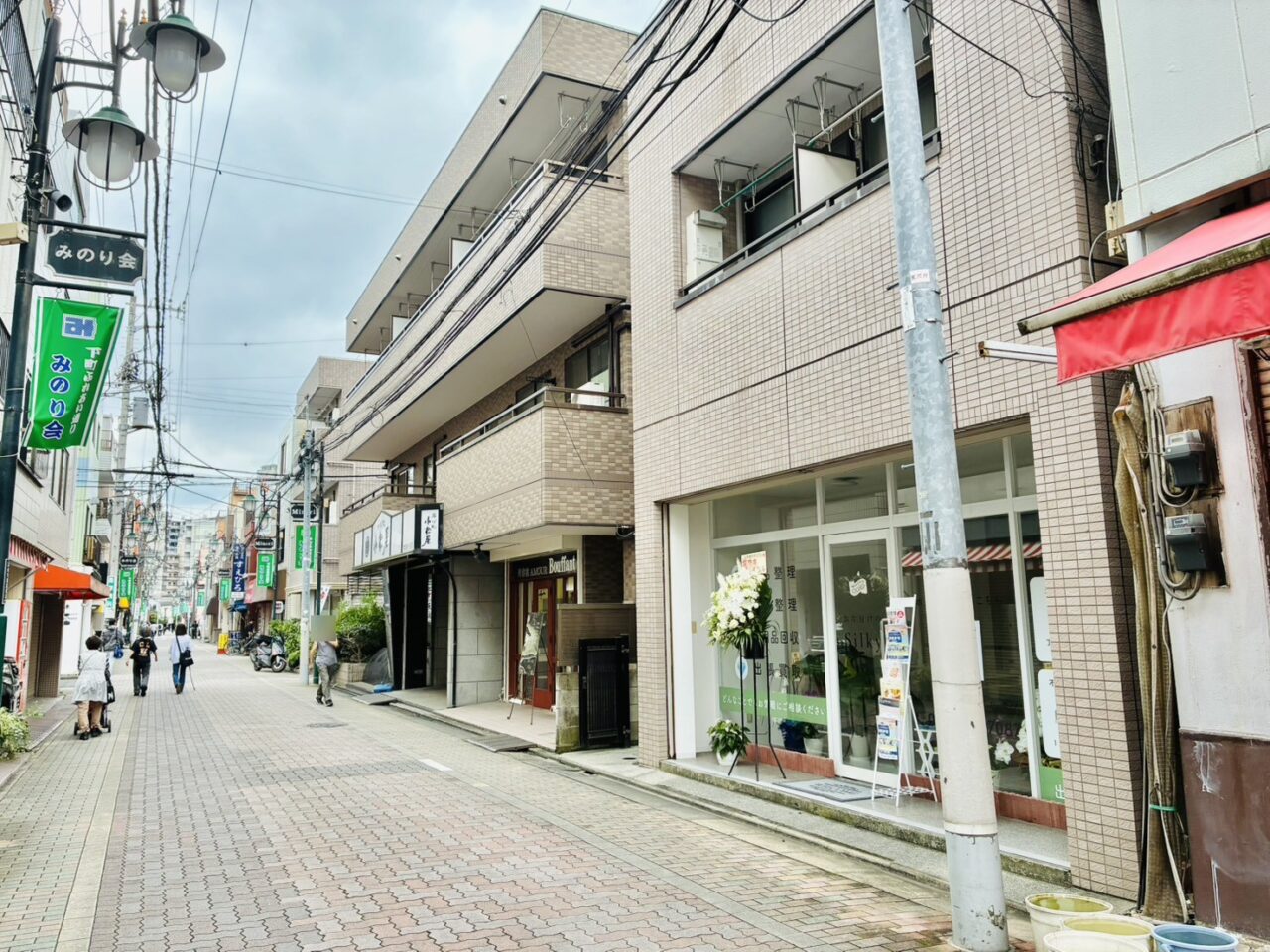 2026年9月の新小岩みのり商店会の一画